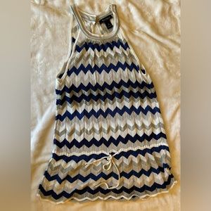 WHBM knitted top w/waist scrunch